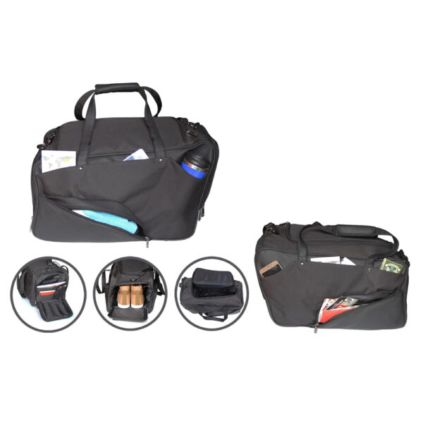 11 pocket premium duffel bag- E182 (cabin size compliant)