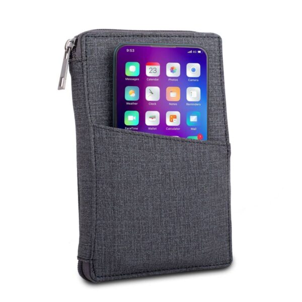 ALL IN ZIPPER PASSPORT HOLDER WITH SIM CARD CASE S33