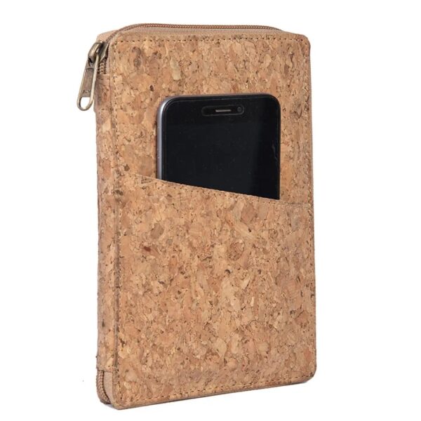 Eco-Friendly Cork All in 1 Passport holder- S20 With Sim Card Safe Case & Sim Card Jackets