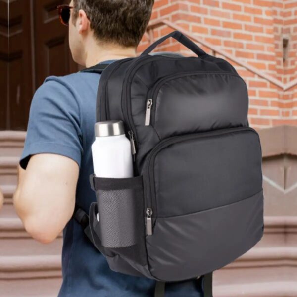 BUDDY 2 TONE LAPTOP BAG WITH DOUBLE BOTTLE POCKET