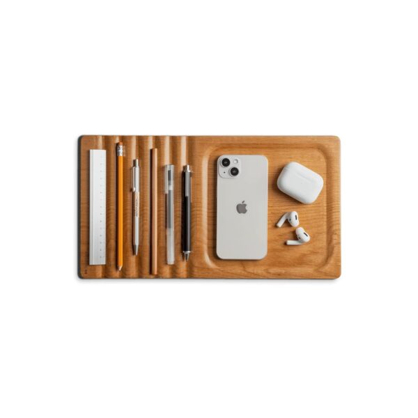 Striate Wooden Tray
