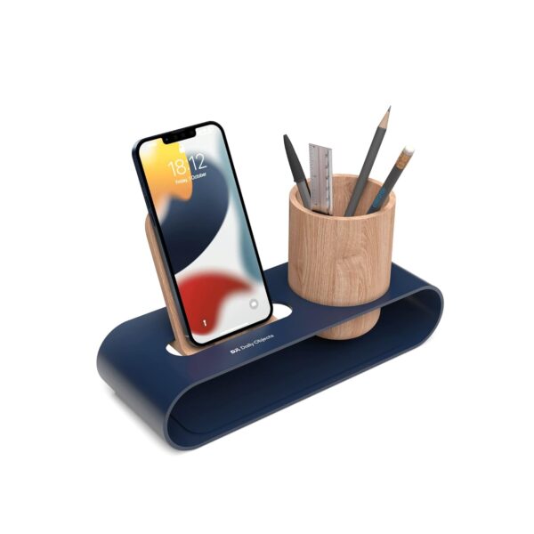 Cirque Phone and Pen Stand-Aluminium