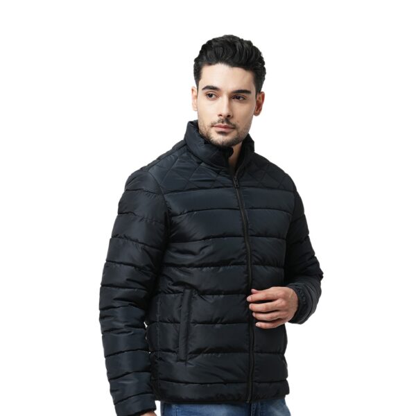 Kornad Puffer Black Jacket