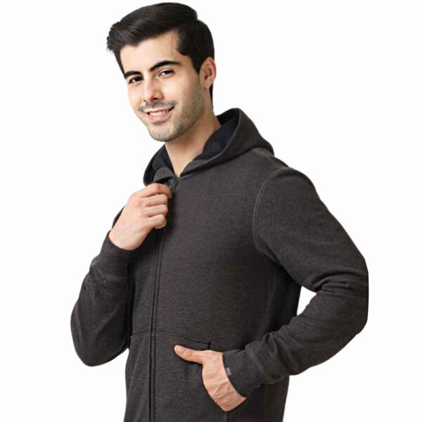 Hoodie Jacket-Charcoal Grey