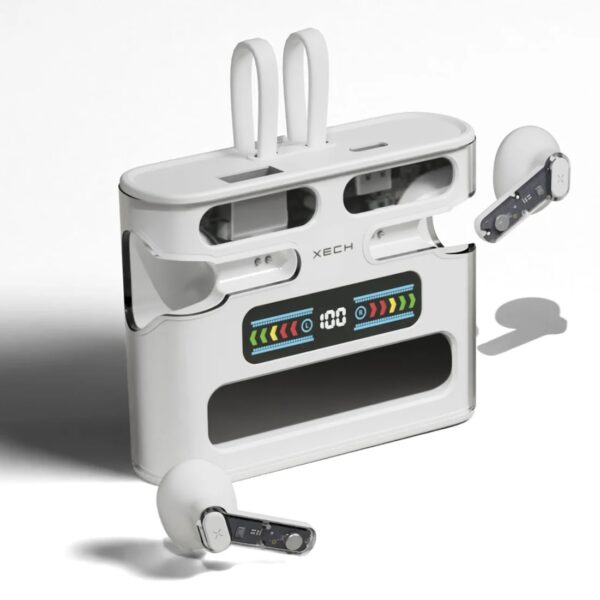 CLEARPODS Transparent TWS Earpods with Powerbank