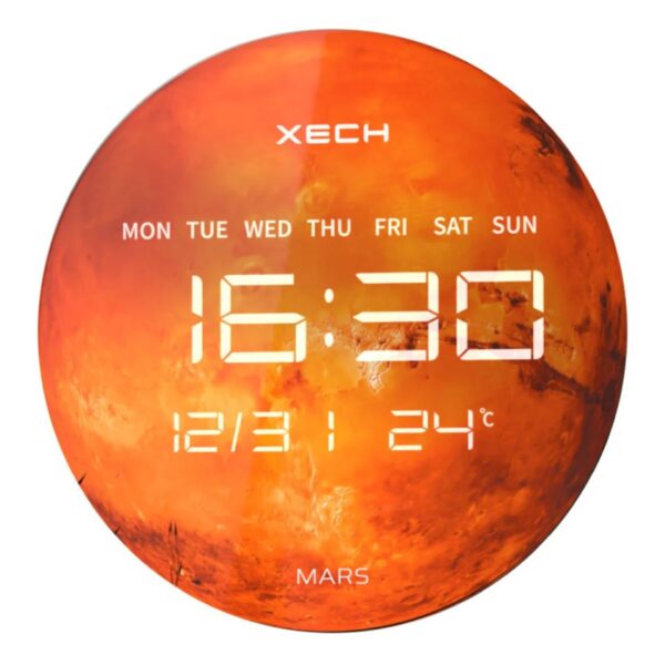 MARS  SOLARIS Digital Clock From The Future