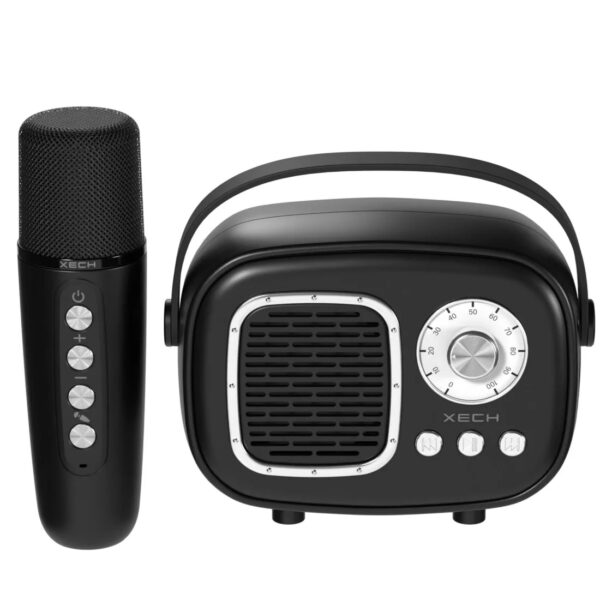 RETRO JAM Rechargeable Karaoke Party Speaker