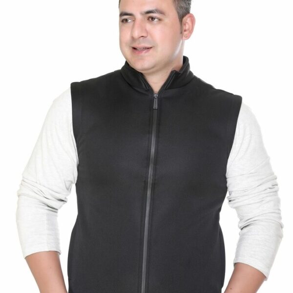 Sleeveless Bonded Fleece Jacket