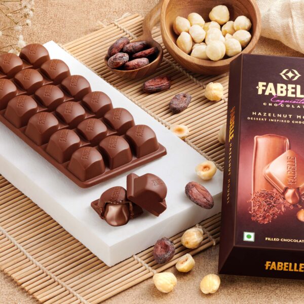 Hazelnut Mousse Bar - Centre filled Milk Chocolate